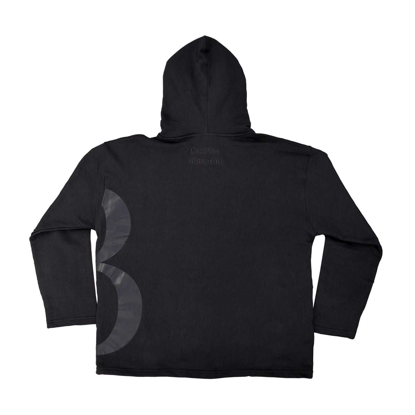 Monochrome Logo Hoodie Back View
