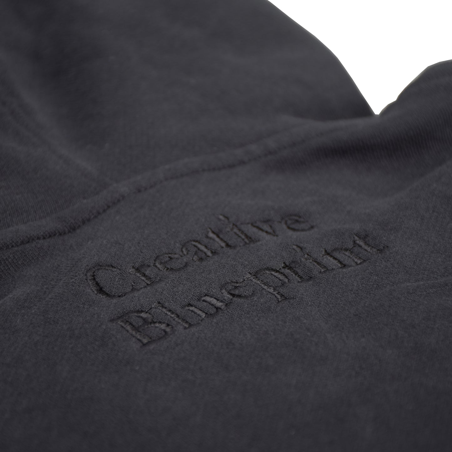 Monochrome Logo Hoodie Embroidery View