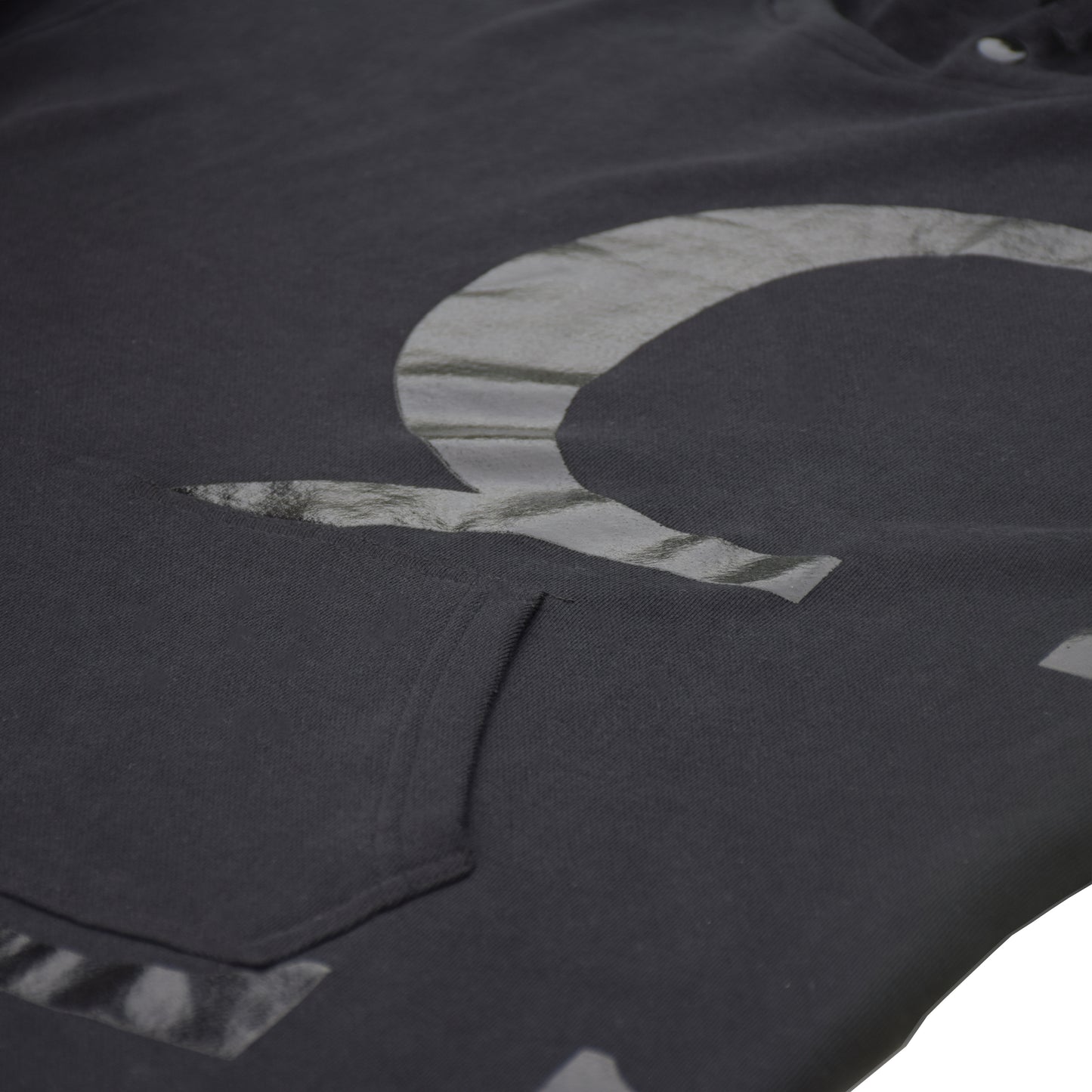 Monochrome Logo Hoodie Screenprint View