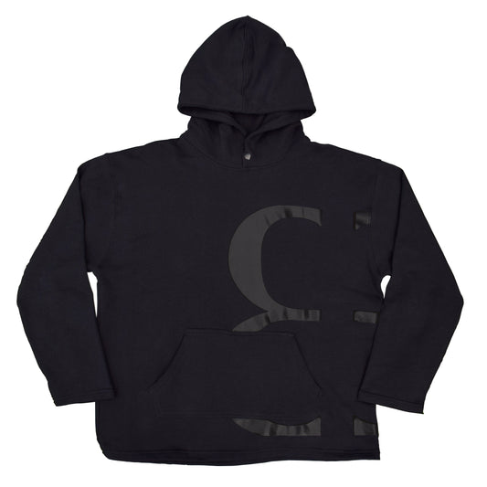 Monochrome Logo Hoodie Front View