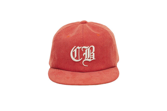 Vintage Rose Corduroy Hat Front